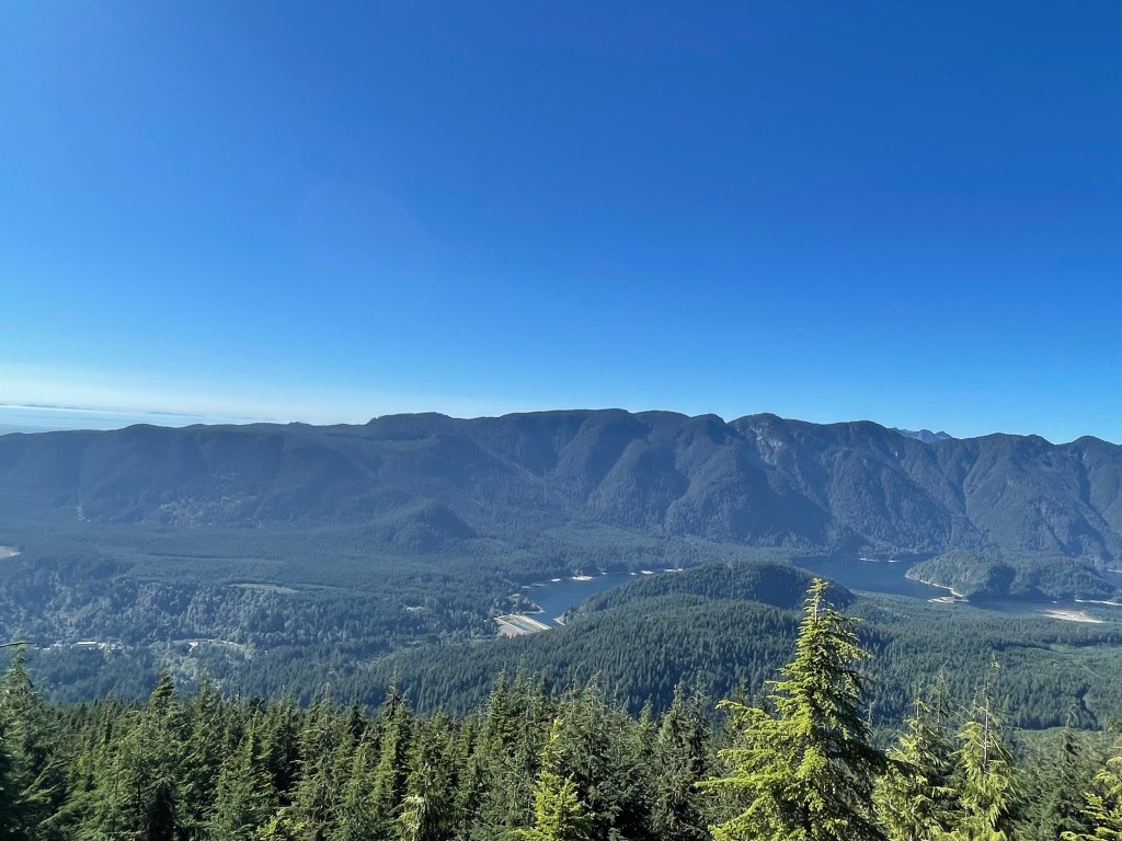 hike in Vancouver British Columbia Coquitlam Lake View Canada