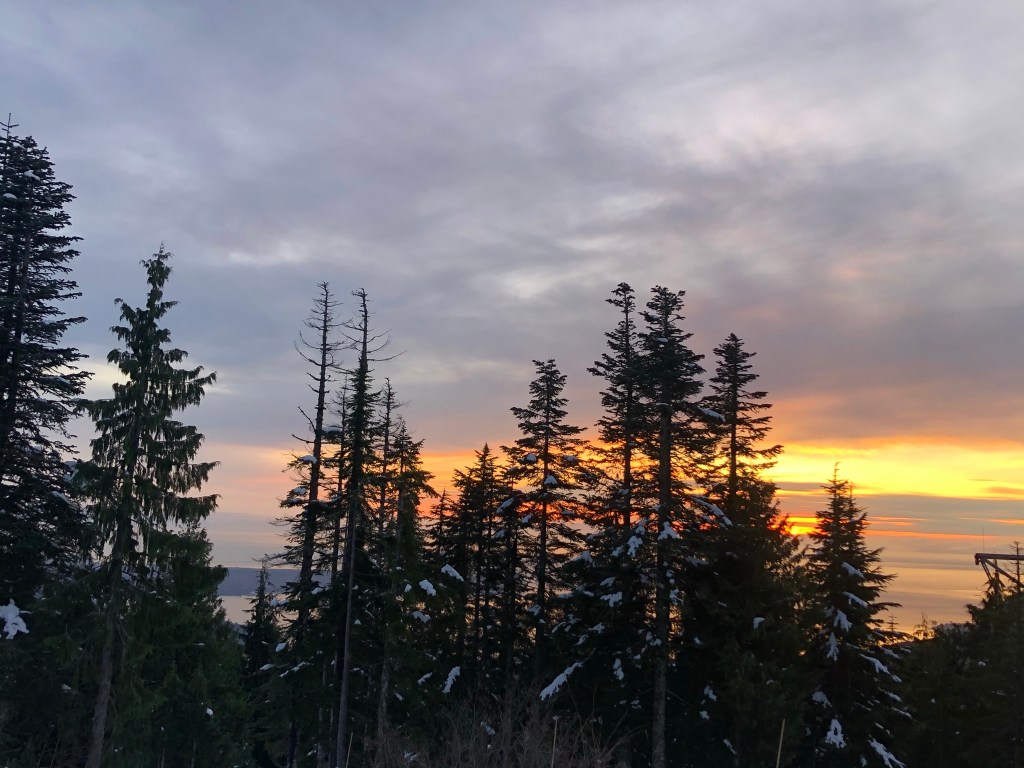 hike in Vancouver British Columbia Grouse Mountain View Canada